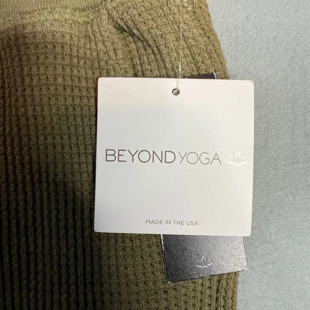 Beyond Yoga Weekend Sweatpant in Olive Size S Weekender‎ Pant Waffle Knit NWT